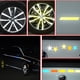 thumbnail image 3 of 42 pegatinas reflectantes, calcomanías reflectantes, calcomanías adhesivas impermeables, cinta reflectante para bicicleta, pegatinas de seguridad nocturna para bicicletas, sillas de ruedas, motociclet, 3 of 8