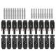 thumbnail image 1 of 10-100 pares de conectores solares MC4 + cable de acoplamiento de enchufe de 2,5-6 mm²; 10/20 pares de conectores solares para sistema solar con conector de cable impermeable MC4, 1 of 5
