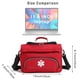 thumbnail image 2 of Bolso Médico BNYYUG Rojo 34x22x25 cm Kit de Trauma EMT, 2 of 7