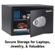 thumbnail image 4 of Safe SentrySafe X125 negro con estante y teclado digital, 4 of 6