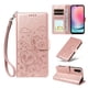 thumbnail image 1 of Funda Cartera para Samsung Galaxy A24 4G Perro Cachorro Grabado con Tarjetas Soporte Correa Rosa, 1 of 6