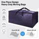 thumbnail image 5 of Bolsas de mudanza VELVETSURE Heavy Duty extra grandes con correas azules, 5 of 7