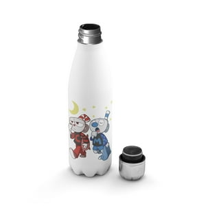 Creango - Botella Agua Termica Cuphead Diseño 7 De Acero Inoxidable
