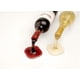 thumbnail image 2 of Portabotellas de vino derramado - divertido y única forma de mostrar su vino favorito - rojo y blanco (vino rojo amarillo Set de 2), 2 of 3