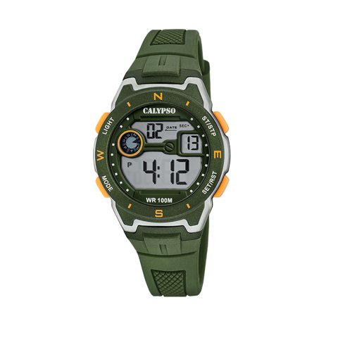 Reloj K5853/2 Calypso Verde Infantil Digital Crush