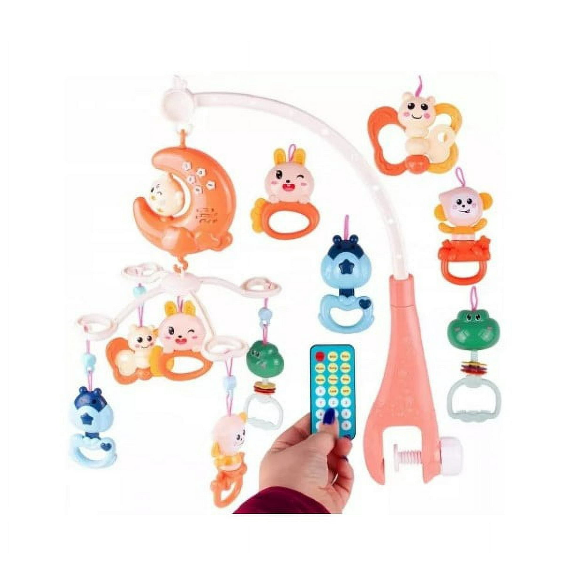 Genérico - Móvil Luna De Bebé Musical Con Lampara Y Control Remoto