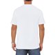 thumbnail image 3 of INSPIRE CHIC Camiseta de Hombre con Bolsillo en el Pecho, Estampado de Rayas, Cuello Redondo, Manga Corta, Talla 3XL, Blanco, 3 of 5