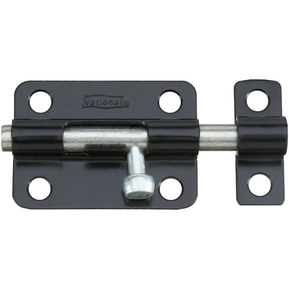 Barrel Bolt National Hardware N151-522 V834 negro de 7,62 cm