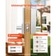 thumbnail image 3 of Cerradura de puerta VEVOR de código de 5 dígitos en acabado plateado con bloqueo automático, 3 of 9