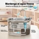 thumbnail image 4 of Bebedero Fuente Para Gatos Perros Acero Inoxidable 3.2l, 4 of 10
