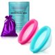 thumbnail image 1 of Disco menstrual reutilizable EcoBlossom, juego de 2 unidades, color magenta, 1 of 7