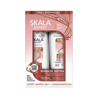 Kit Shampoo Acondicionador Bomba De Biotina Skala 325Ml C/U