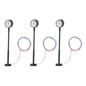 Bothyi - Modelo De Ferrocarril, Reloj, Lámparas, Tren, Escala 1/87, Diseño De Construcción, Iluminación A Escala Ho