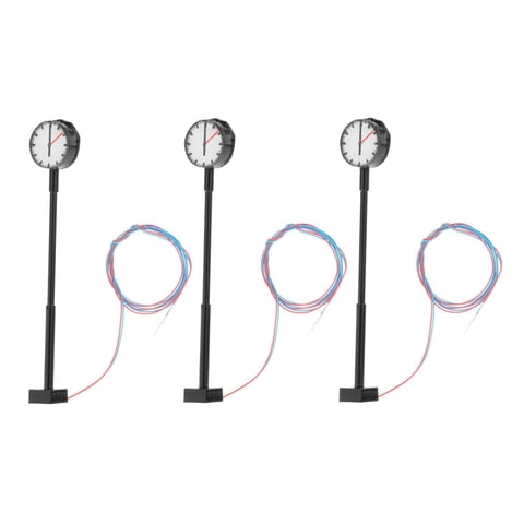 Bothyi - Modelo De Ferrocarril, Reloj, Lámparas, Tren, Escala 1/87, Diseño De Construcción, Iluminación A Escala Ho