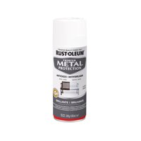 Rust-Oleum - Pintura En Spray Metal Protection Anticorrosivo Blanco Brillante 340 G