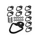 thumbnail image 5 of Clip De Montaje En Superficie De Anclaje De Amarre De Anillo En V De Carga Para Camiones Domésticos, Ganchos De 10 Piezas, 5 of 5