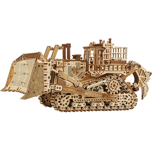 Puzles De Madera 3d Terrain Titan Bulldozer Modelo