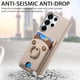 thumbnail image 3 of Funda FOXDOCK para Samsung Galaxy S26 Ultra billetera, soporte ajustable y diseño seguro-caqui, 3 of 6