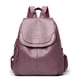 thumbnail image 1 of Women Large Capacity Backpack Purses High Quality Leather Female Vintage Bag School Bags Travel Bagpack Ladies Bookbag Rucksack, 1 of 3