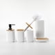 thumbnail image 2 of Set Accesorios de Baño 6pcs Bambo Simplit blanco, 2 of 7