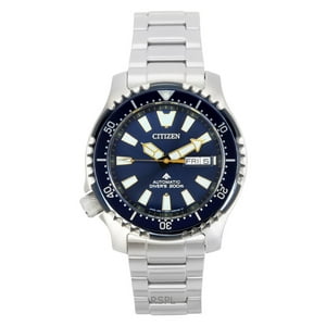 Reloj Citizen Promaster Stainless Steel Blue Dial Automatic Diver'S Ny0166-60L 200M Men'S Watch