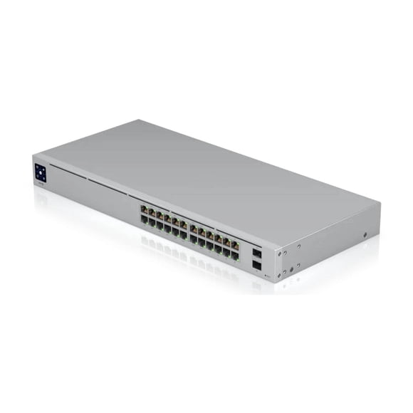 Switch Administrable Ubiquiti 24 puertos UniFi PoE plateado Talla única