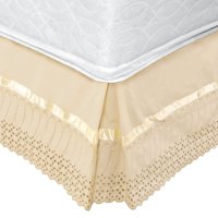 Mallorca - Faldón 144 Hilos Broderie Amanda 1 Plaza Beige