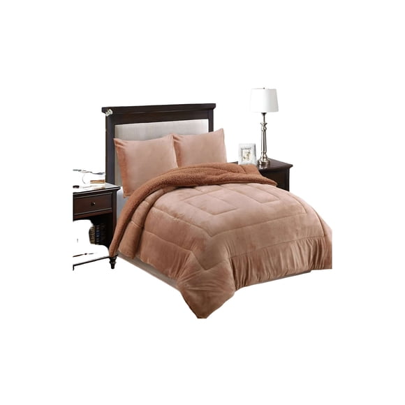 Cobertor Sherpa 2 Plazas 230x250cm Cafe B24