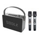 thumbnail image 1 of Parlante Altavoz Bluetooth 5.0 Karaoke 2Mic 160W 12000mAh IPX5 TWS SODLK S1126, 1 of 6