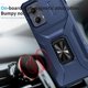 thumbnail image 5 of Funda Armada para Motorola edge 5G 2024 con Tapa Deslizante y Soporte Magnético Giratorio Azul, 5 of 5