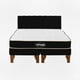 thumbnail image 1 of Cama 2 Plazas Modular Europea Negro + Colchón Ortopédic, 1 of 2