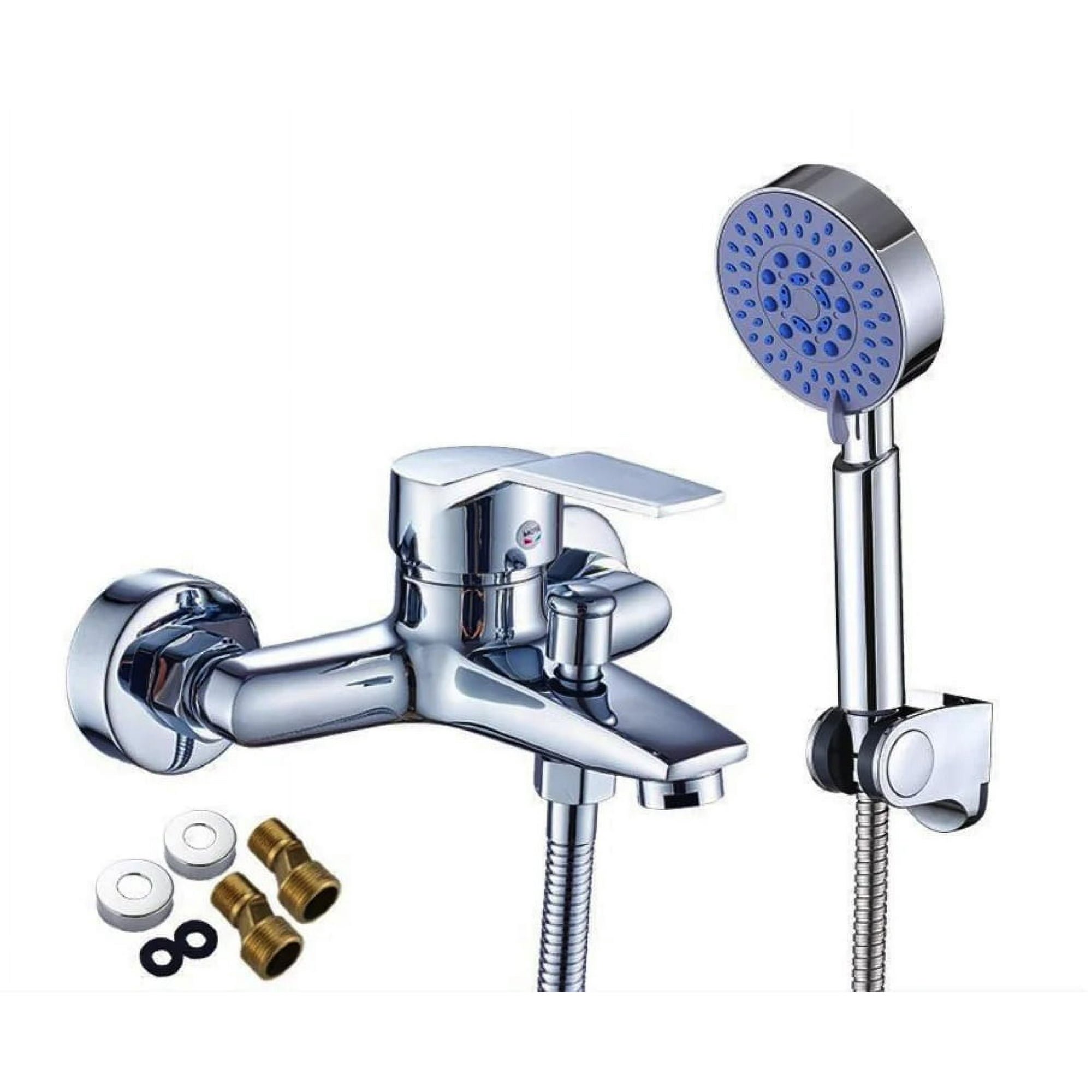 Crusec - Kit Mezclador Monomando Grifo Y Ducha Para Baño