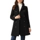 thumbnail image 1 of INSPIRE CHIC Abrigo de Guisante para Mujer con Cuello Peter Pan, Doble Botonadura, Bolsillo Inclinado, Botones Abajo, Abrigos de Invierno con Cinturón S Negro, 1 of 6