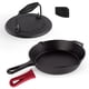thumbnail image 1 of Juego de utensilios de cocina Cuisinel: sartén de hierro fundido, prensa para asar y raspador, 1 of 2
