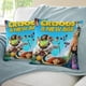 thumbnail image 3 of Los Croods Fundas de almohada de terciopelo con tema, regalos de funda de almohada, decoración para el hogar, cojín de lanzar, regalo de cumpleaños para fans y parejas.50*50cm., 3 of 6
