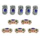 thumbnail image 5 of 10pcs DIY Dreadlock Cuentas Pelo Trenzado Tubos Alfileres Anillos Brazalete Clips Joyería, 5 of 5