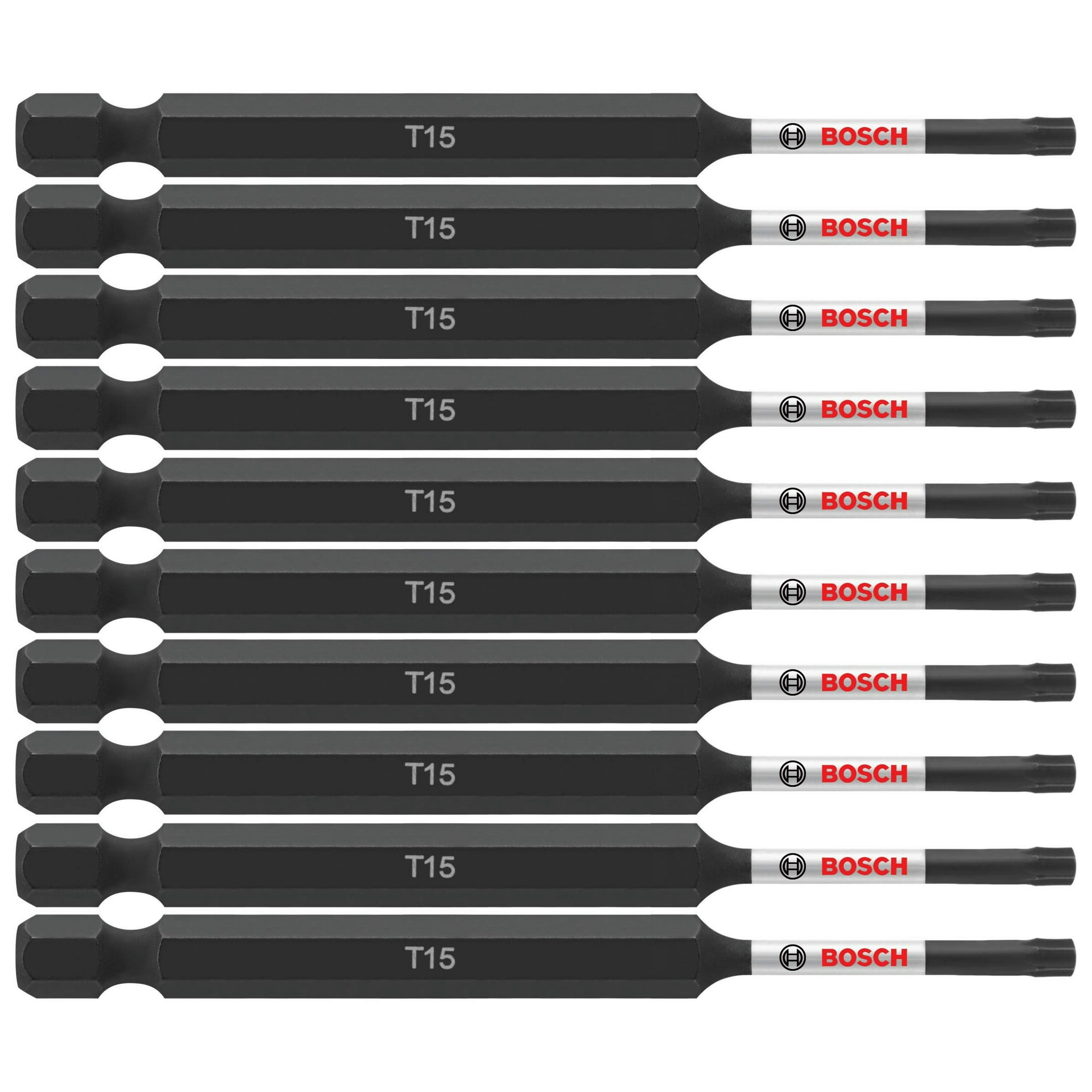 Brocas Eléctricas Para Atornillar Bosch Itt1535b Torx #15, Paquete De 10