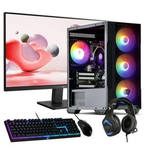 Hyperpc.Cl - Pc Gamer + Monitor 24 + Perif: Amd Ryzen 5 8500G 32Gb 1Tb 740M Wifi