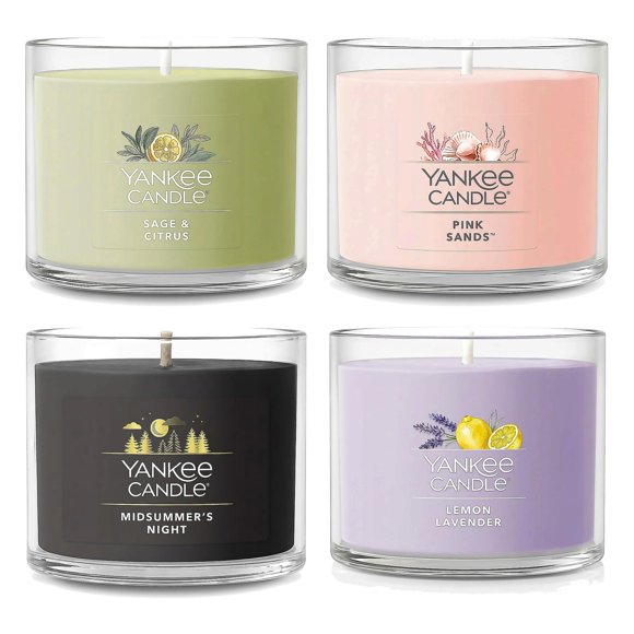 Vela Yankee Candle 38 ml Brisa Tropical - Pack de 4