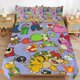 thumbnail image 1 of Super Mario Duvet Cover Set 3 Piece Bedding Set Double Sided Printing Decorative Comforter Cover Set, 1 of 5