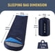 thumbnail image 2 of Saco de dormir JEAOUIA ligero e impermeable para adultos, 2 of 7