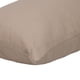 thumbnail image 3 of Almohada de algodón beige liso transicional de la colección Parkland, 3 of 5