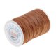 thumbnail image 3 of 1 rollo 150d encerado hilo trenzado de poliéster para diy leathercrafts marrón claro, 3 of 5