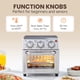 thumbnail image 2 of Horno Air Freyer Elite Gourmet EAF0852SS 8,5 L 800 W inoxidable, 2 of 8