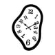 thumbnail image 3 of Reloj de Pared Abstracto Moderno con Diseño de Derretimiento Silencioso Funcional Decorativo para Sala Cocina Oficina Adecuado para Regalo Decoración 30 cm x 195 cm, 3 of 5