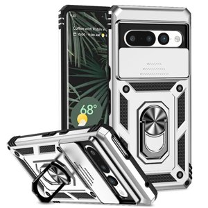 Estuche Gangxun Para Google Pixel 7 Pro, Soporte Giratorio 360°, Estilo Mecánico Y Magnético