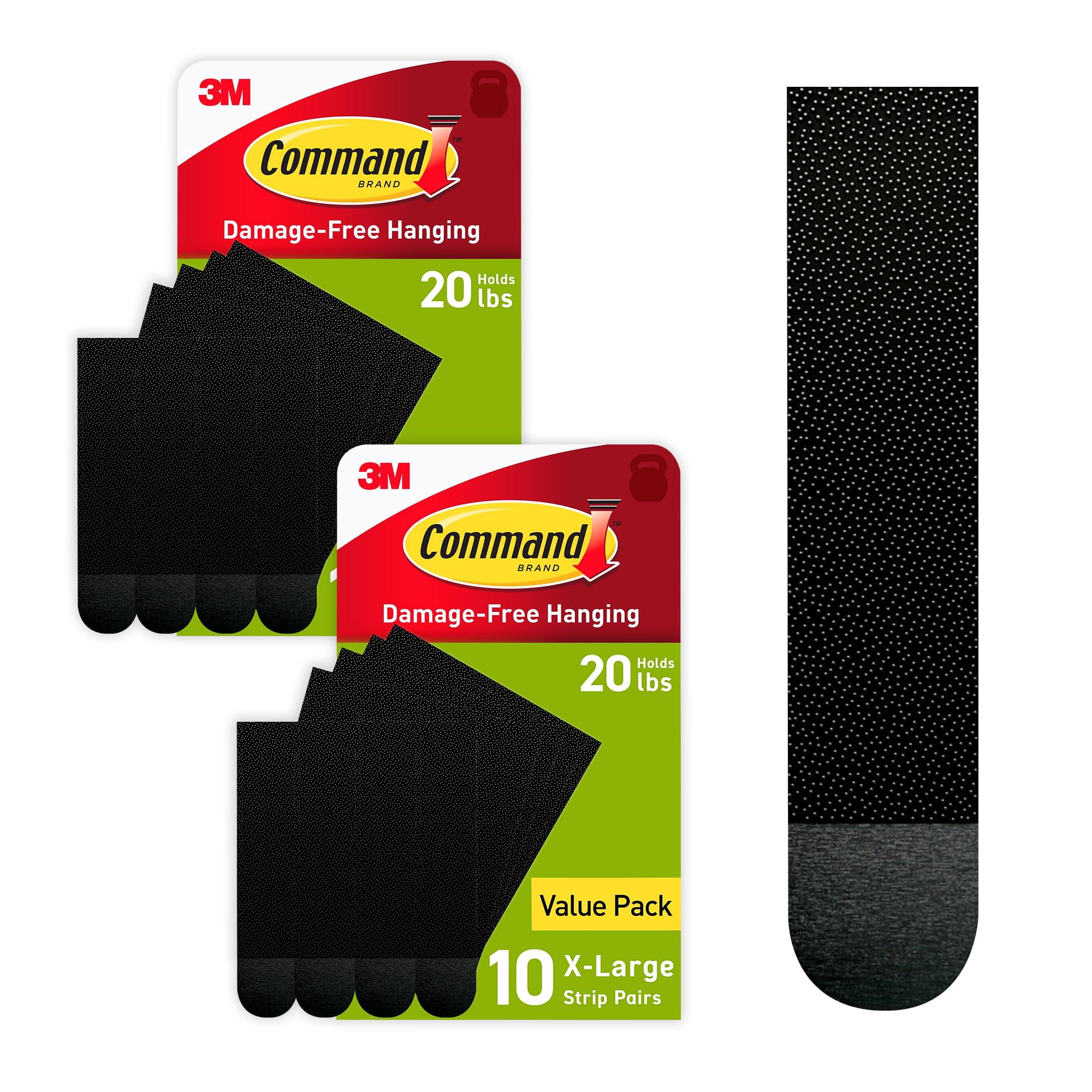 Tiras Para Colgar Cuadros Command, 9,07 Kg, Xl, Pesadas, 20 Pares