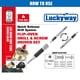 thumbnail image 5 of Juego de Brocas Avellanadoras para Madera Luckyway #6 #8 #10 4 Piezas, 5 of 7