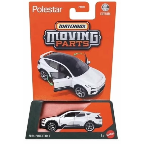 Coche a escala 1:64 Polestar 3 Hot Wheels, blanco