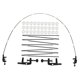 thumbnail image 5 of Kit De Soporte De Globo De Arco Ajustable Para Graduación De Boda Negro Negro, 5 of 5